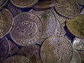 Old photo with old coins 4