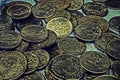 Old photo with old coins 5