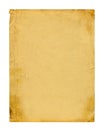 Old photo paper texture isolated Royalty Free Stock Photo