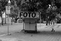 Old photo stand in Goiania city