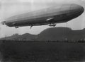 Old photograph showing Graf Zeppelin - hindenburg