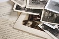 Old Photographs and Documents Royalty Free Stock Photo