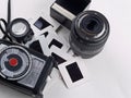 Old photography gear Royalty Free Stock Photo