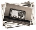 Old photos Vintage fashioned radio