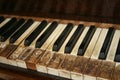 Old piano Royalty Free Stock Photo