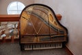 Old piano in the House of Culture. Royalty Free Stock Photo