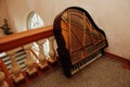 Old piano in the House of Culture. Royalty Free Stock Photo