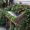 Old Piano Used Instead Of Beds, As Decoration Of The Park.