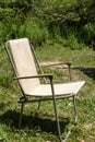 Old picnic chair