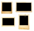 Old picture frame group Royalty Free Stock Photo