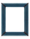 Old picture frame isolated on a white background Royalty Free Stock Photo