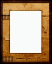 Old Picture Frame with mount Royalty Free Stock Photo