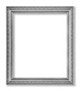 Old picture frame on white background Royalty Free Stock Photo