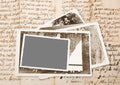 Old pictures frame Royalty Free Stock Photo