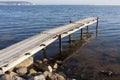 Old pier in Bouzigues harbor