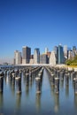 Old pier pylons.