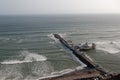 Old pier seen form the cliff