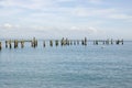 Old pier, Swanage, Dorset Royalty Free Stock Photo