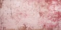 Old pink paint texture background, vintage wall with cracked plaster Royalty Free Stock Photo