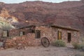 Pioneer homestead near Lees Ferry, Arizona. Royalty Free Stock Photo