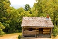 Old pioneer log cabin