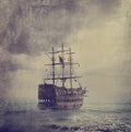 Old Pirate Ship Royalty Free Stock Photo