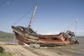 Old Pirate Shipwreck on a Beach