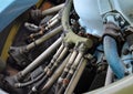 Old piston engine Royalty Free Stock Photo