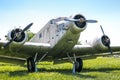 Old plane ju b2 Royalty Free Stock Photo