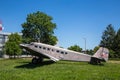 Old plane ju b2 Royalty Free Stock Photo