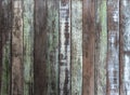 Old plank wood in vintage style texture and background plank cracked color for design work. Royalty Free Stock Photo