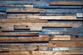 Old planks of various sizes and colors