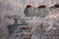 Old plastered brick wall, abstract texture background Royalty Free Stock Photo