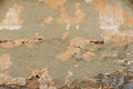 Old plastered wall with cracked paint. Background, texture Royalty Free Stock Photo