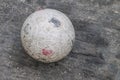 Old plastic football