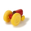 Old plastic toy tractor rare Royalty Free Stock Photo