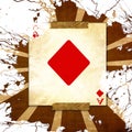 Old playing card