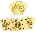 Old playing cards