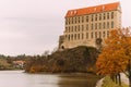 The old Plumlov castle builded in Baroque architecture style in