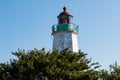 Old Point Comfort Lighthouse on Chesapeake Bay in Virginia Royalty Free Stock Photo