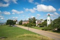 Old Point Comfort Lighthouse, Fort Monroe, Virginia Royalty Free Stock Photo