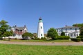 Old Point Comfort Lighthouse, VA, USA Royalty Free Stock Photo