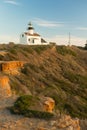 Old Point Loma Lighthouse Pacific Coast Light Station Royalty Free Stock Photo