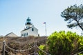 Old Point Loma lighthouse, San Diego, CA Royalty Free Stock Photo