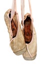 Old pointe shoes