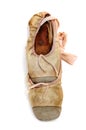 Old pointe shoes