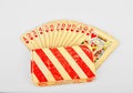 Old poker playing cards Royalty Free Stock Photo