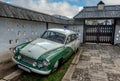 Old Police car at Drvengrad Mecavnik/Kustendorf Eco village built by Emir Kusturica in Mokra Gora ,Serbia