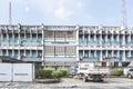 Old Police Headquarters building in Dominica Roseau with parking at front Royalty Free Stock Photo