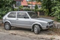 Old VW Golf GLS I compact car parked